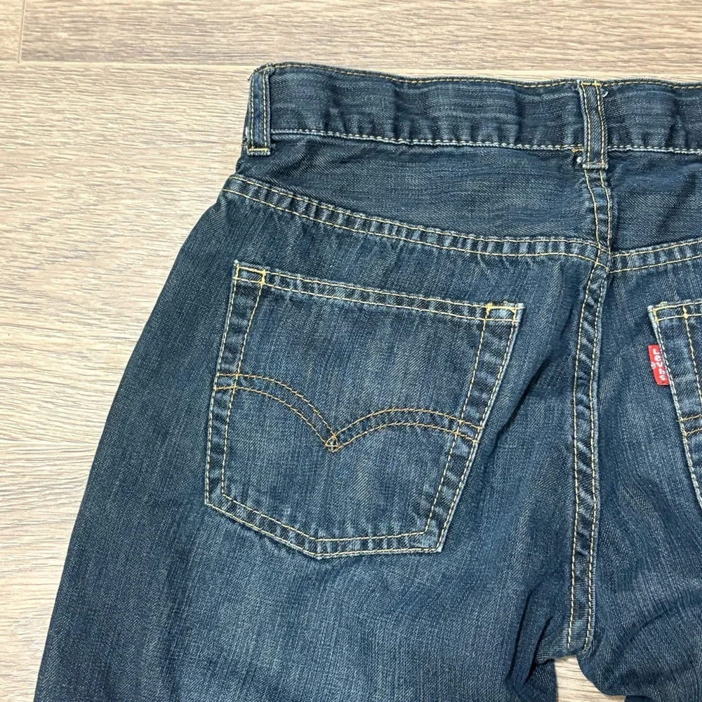Levi's 505 Regular‎ Fit Jeans Women's 12 Reg W26 L26 Dark Wash Straight Leg